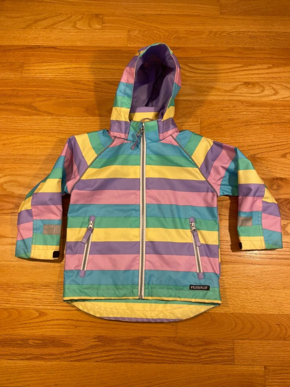 Villervalla Striped Rain Jacket